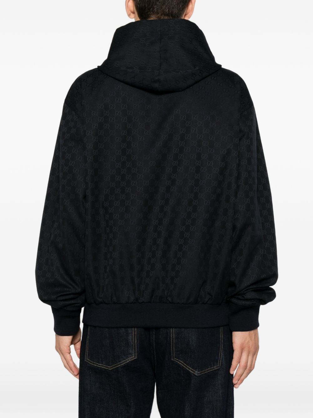 Gucci Men Gg Cotton Blouson Jacket