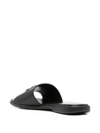 Gucci Women Double G Leather Flat Sandals
