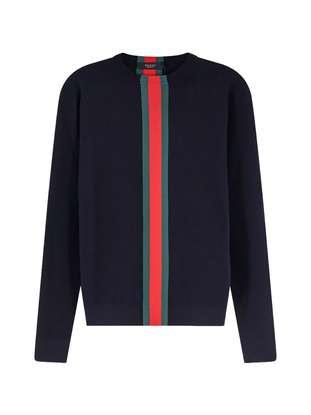 Gucci Men Web Detail Cotton T-Shirt