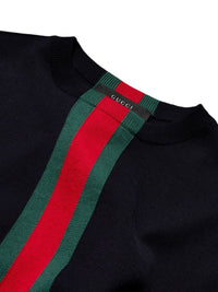 Gucci Men Web Detail Cotton T-Shirt