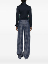 GUCCI Gucci Women Web Detail Cotton Blend Sweatshirt