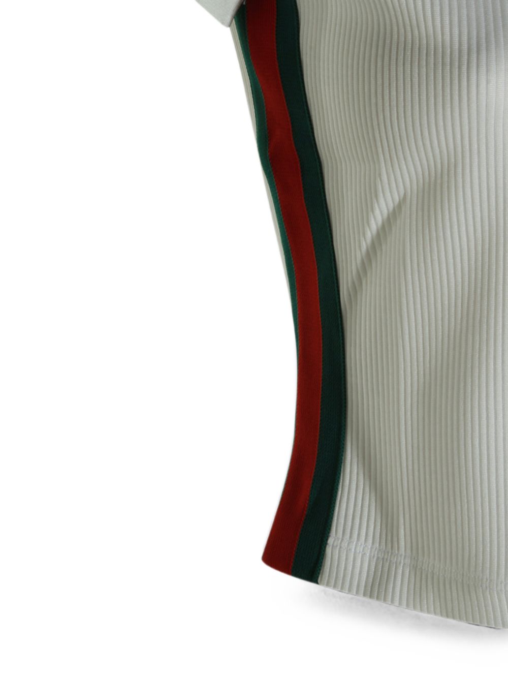 Gucci Women Web Detail Cotton Polo Shirt