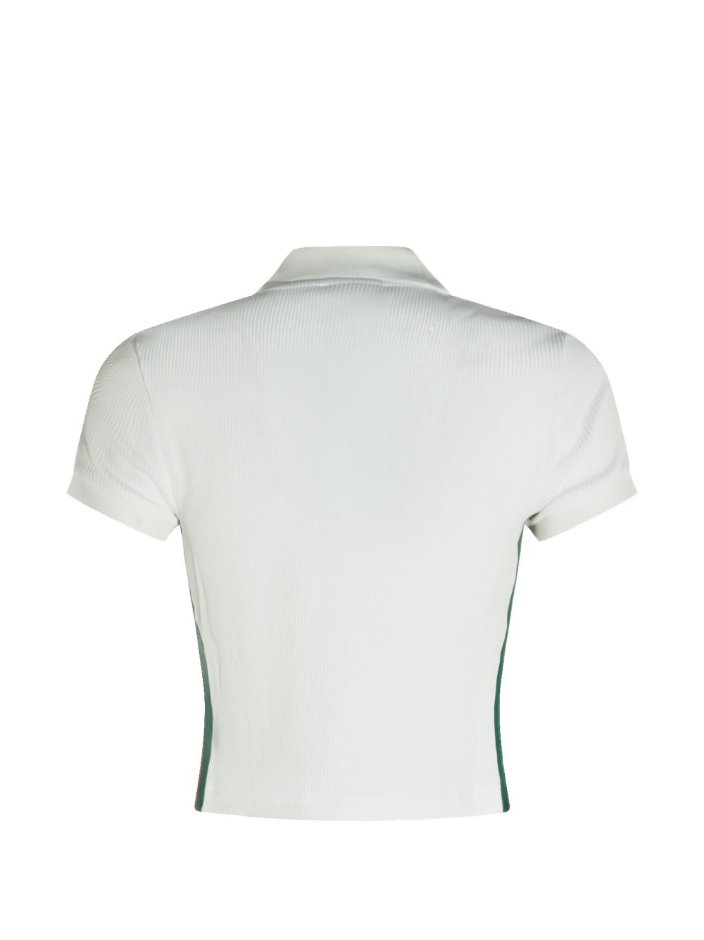 Gucci Women Web Detail Cotton Polo Shirt