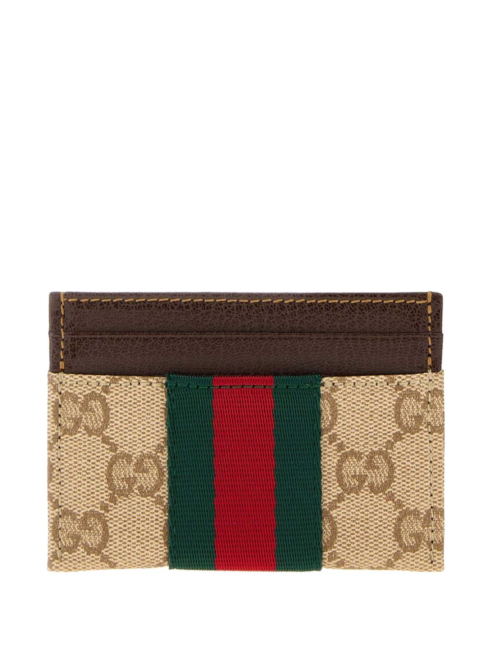 Gucci Women Web Detail Card Case