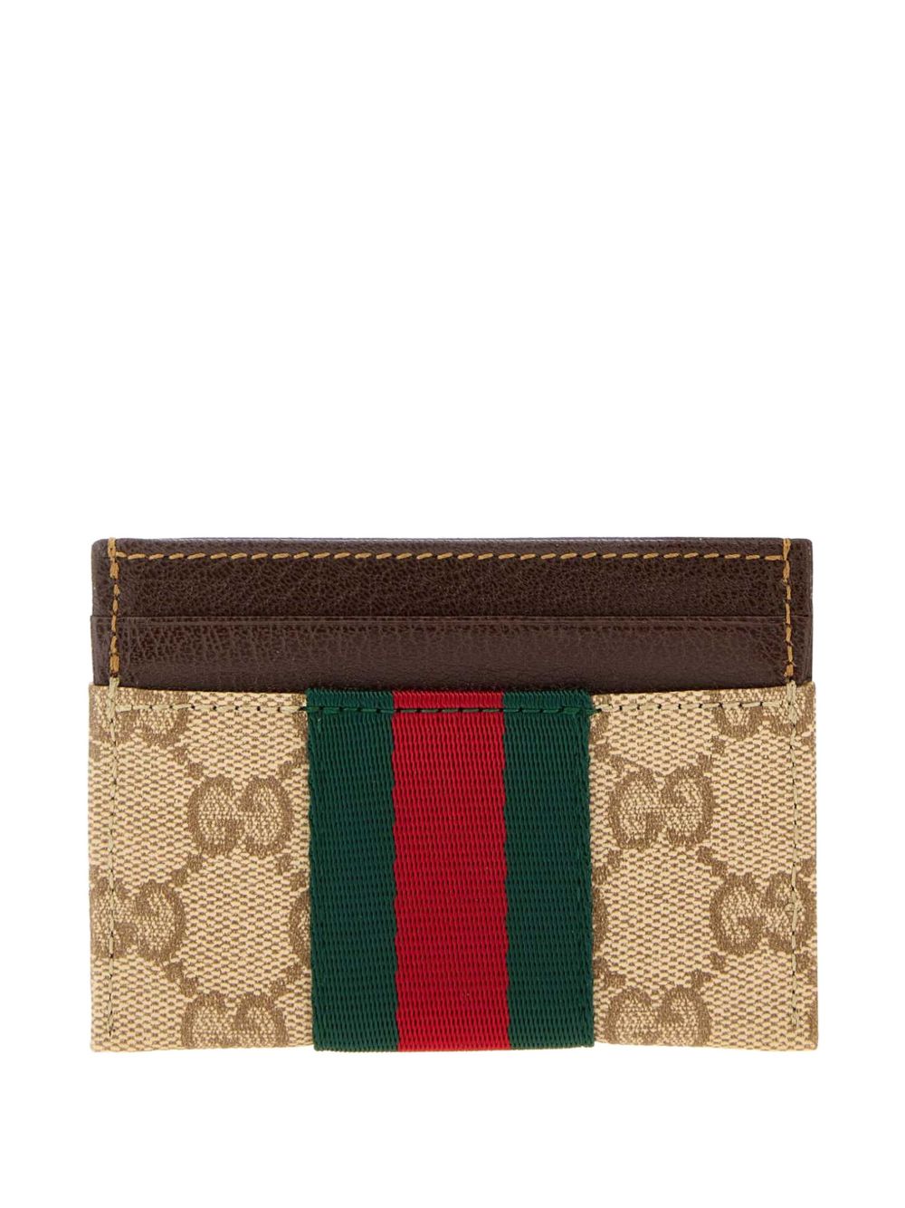 Gucci Women Web Detail Card Case