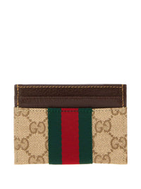 Gucci Women Web Detail Card Case