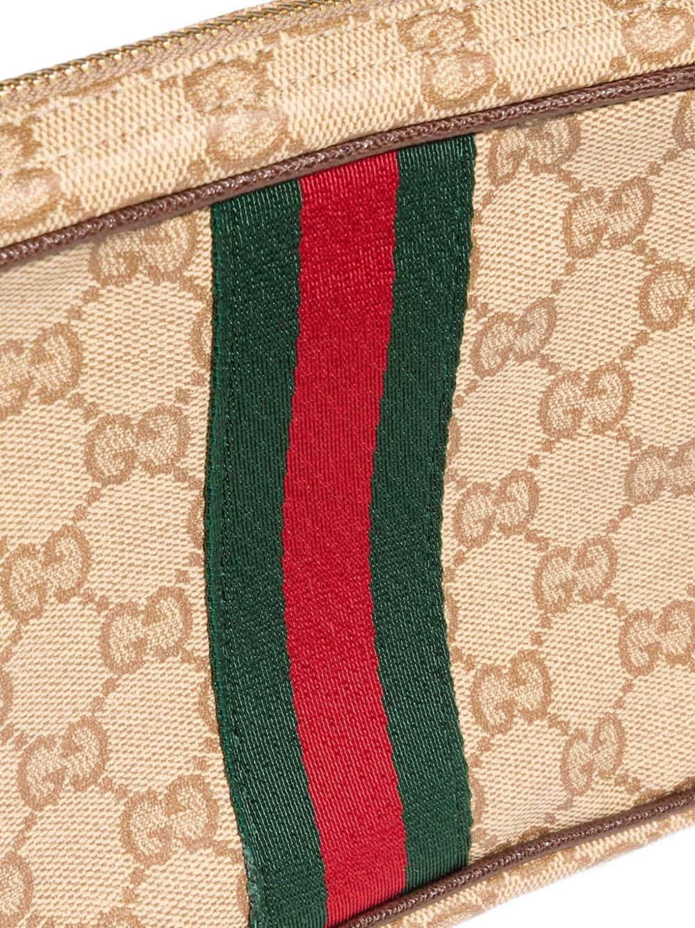 Gucci Men Web Detail Gg Mini Bag