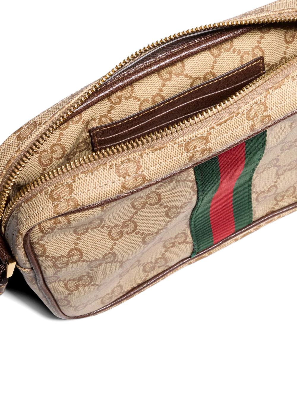 Gucci Men Web Detail Gg Mini Bag