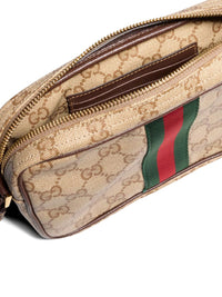 Gucci Men Web Detail Gg Mini Bag