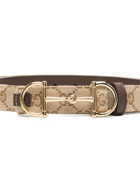 Gucci Women Horsebit Reversible Belt