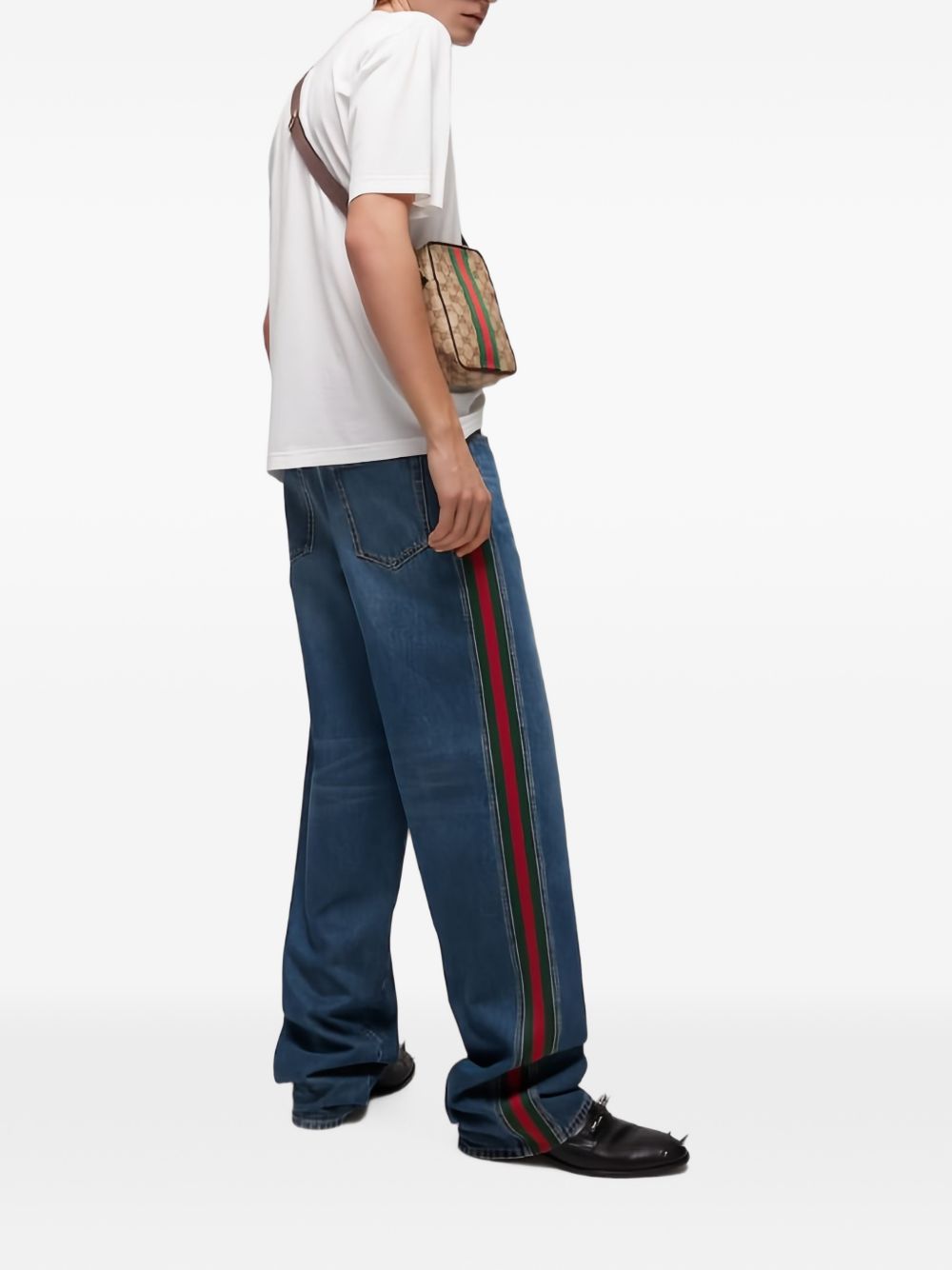 Gucci Men Baggy Denim Jeans