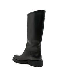 Gucci Women Web Detail Leather Boots