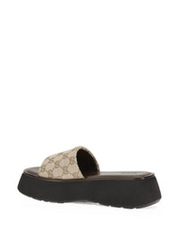 Gucci Women Platform Slide Sandals