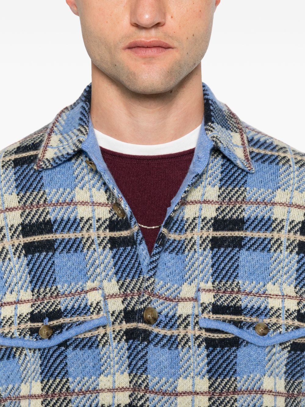 Guest In Residence Women Cashmere Checked Shirt