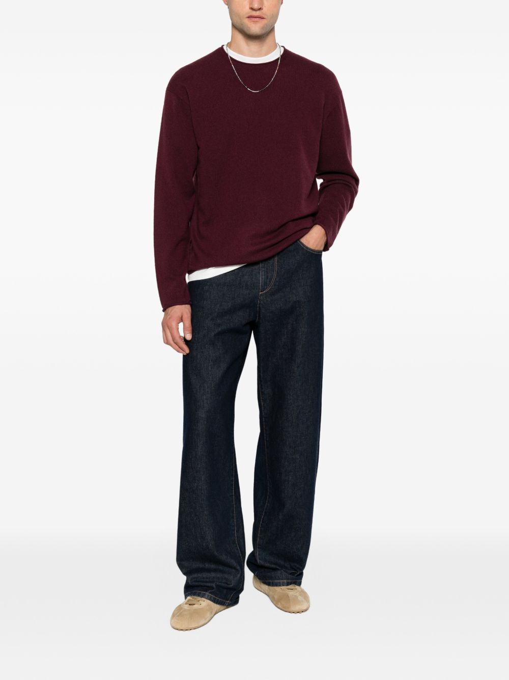 Guest In Residence Women Cashmere Crewneck Sweater
