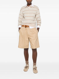 Guest In Residence Women Striped Cashmere Polo Shirt