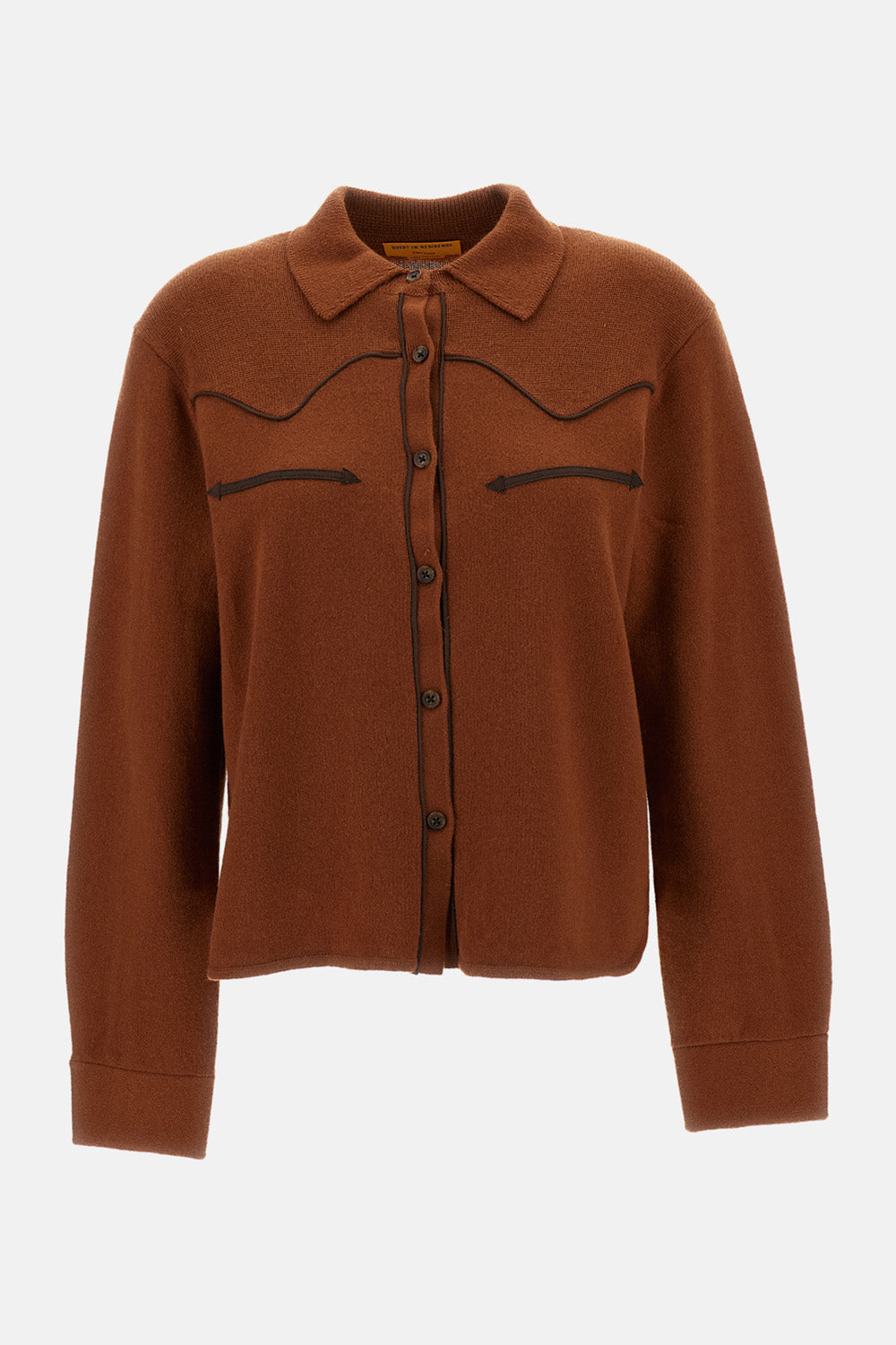 Guest In Residence Women Cropped Western Shirt
