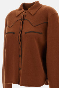 Guest In Residence Women Cropped Western Shirt