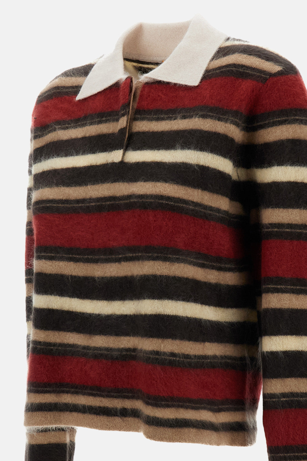 Guest In Residence Guest In Residence Women Grizzly Cropped Cashmere Rugby Polo