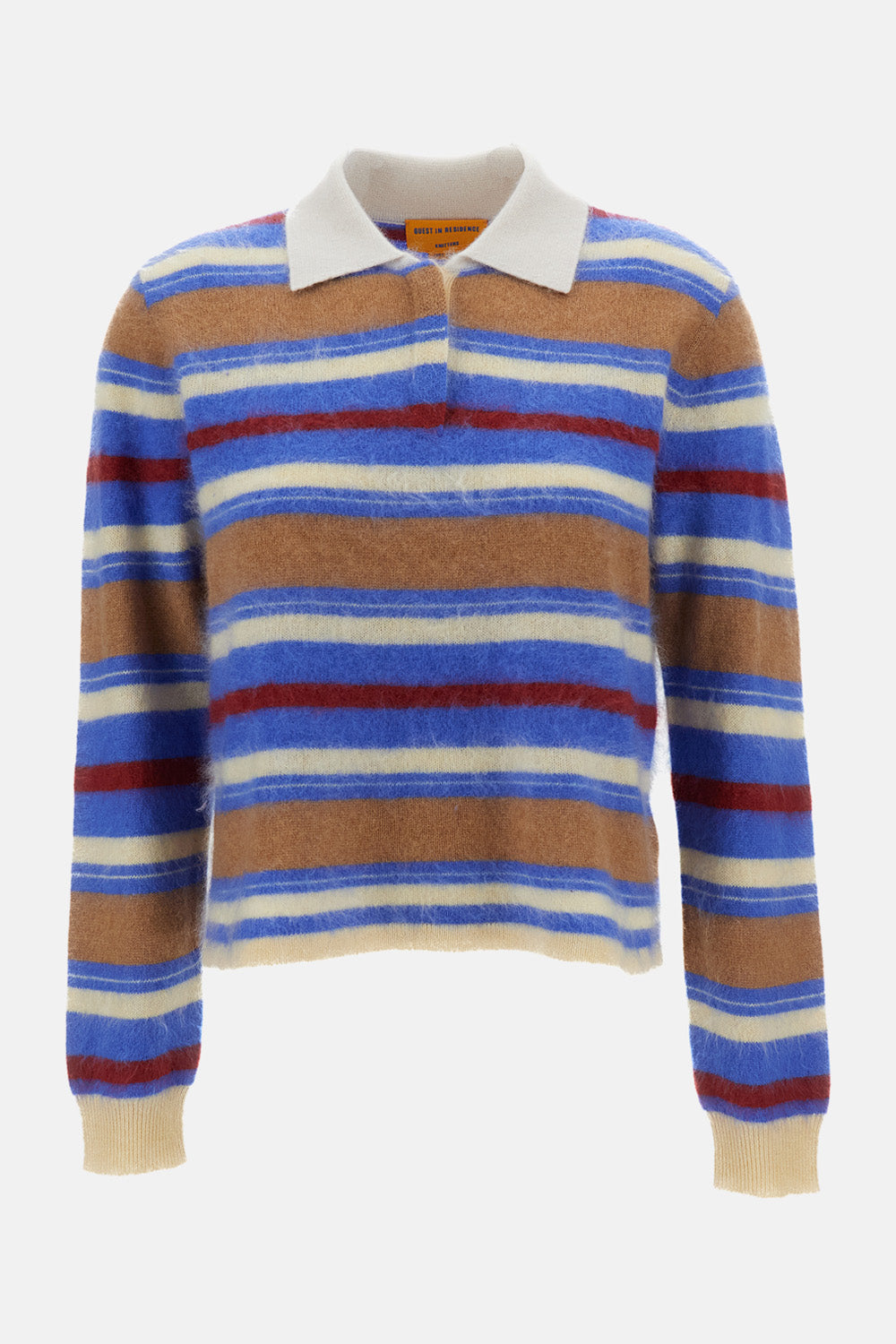 Guest In Residence Women Grizzly Cropped Cashmere Rugby Polo