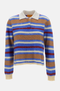 Guest In Residence Women Grizzly Cropped Cashmere Rugby Polo