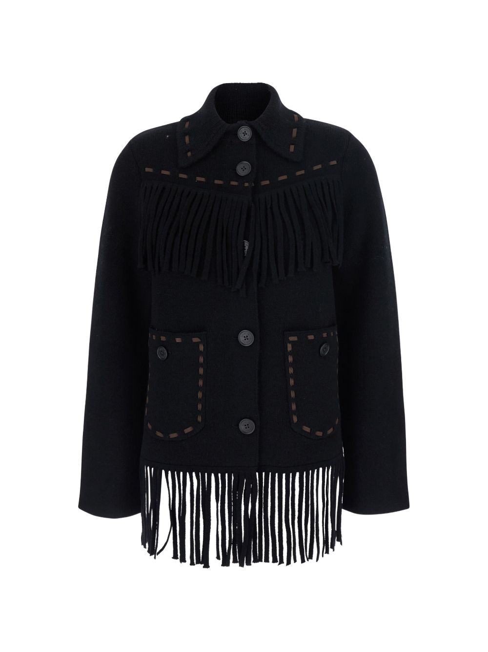 Guest In Residence Women Cashmere And Wool Western Jacket