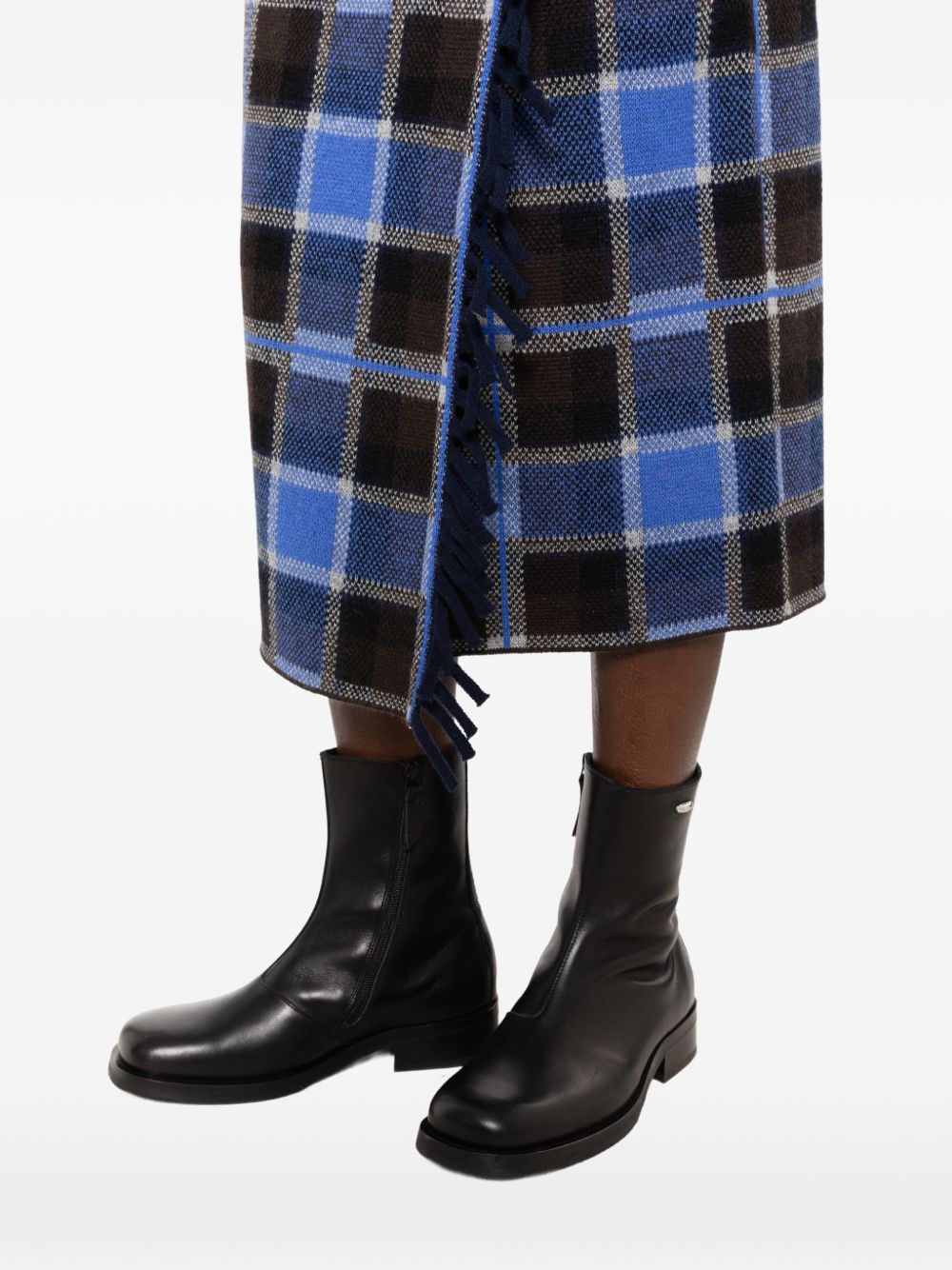GUEST IN RESIDENCE Guest In Residence Women Wool And Cashemre Tartan Skirt