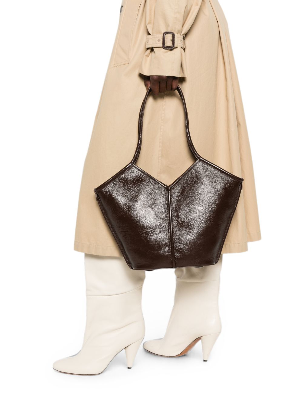 HEREU Hereu Women Calella Small Leather Tote Bag