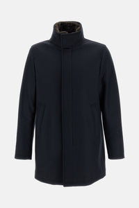 Herno Herno Men Ecowool + Light Faux Fur Coat