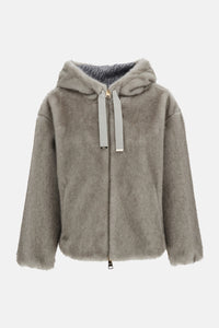 Herno Herno Women Bomber Soft Faux Fur