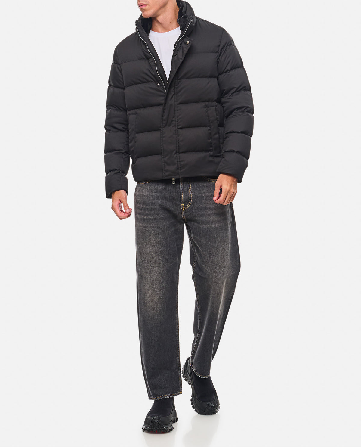 Herno Men Bomber Arendelle + Soft Faux Fur