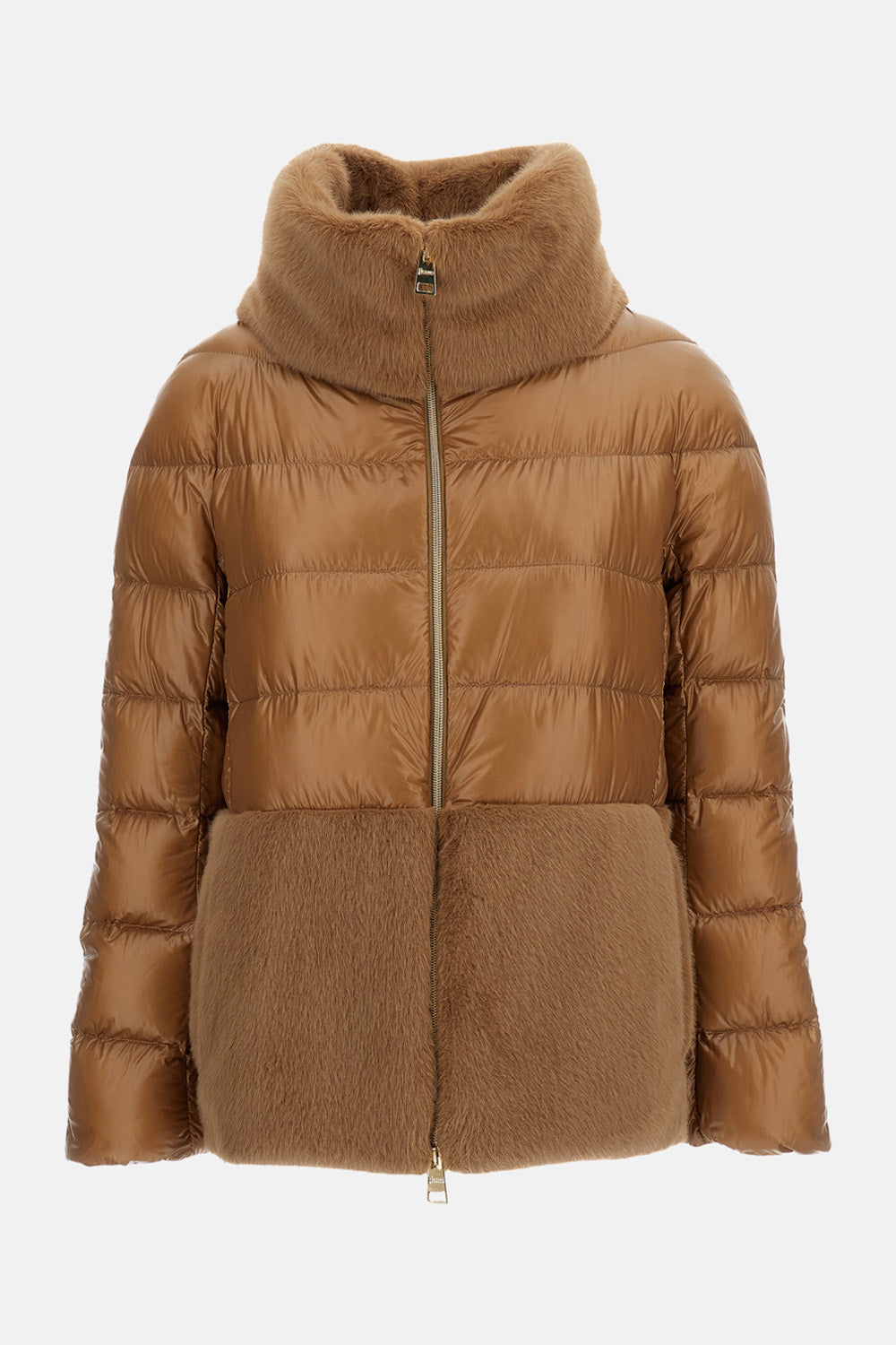 Herno Women Faux Fur Down Jacket