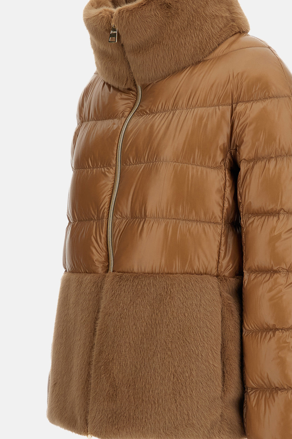 Herno Women Faux Fur Down Jacket
