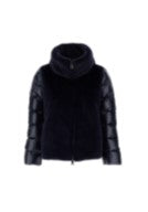 Herno Herno Women High Neck Eco Fur Down Jacket