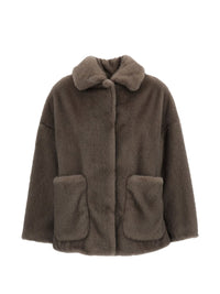 HERNO Herno Women Faux Fur Bomber Jacket