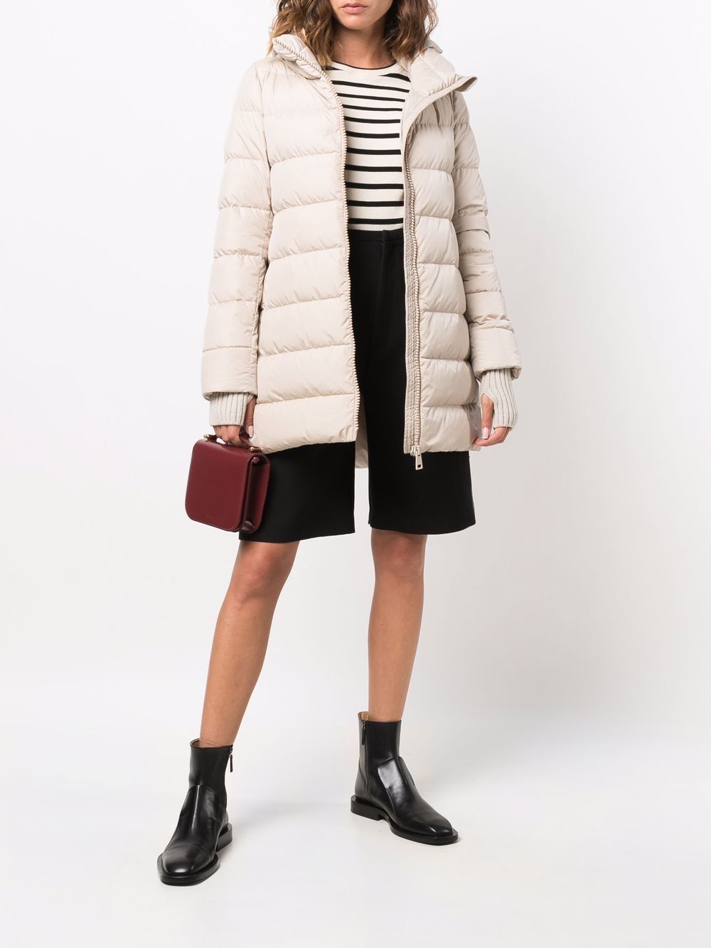 Herno Women A-Shape Midi Down Jacket