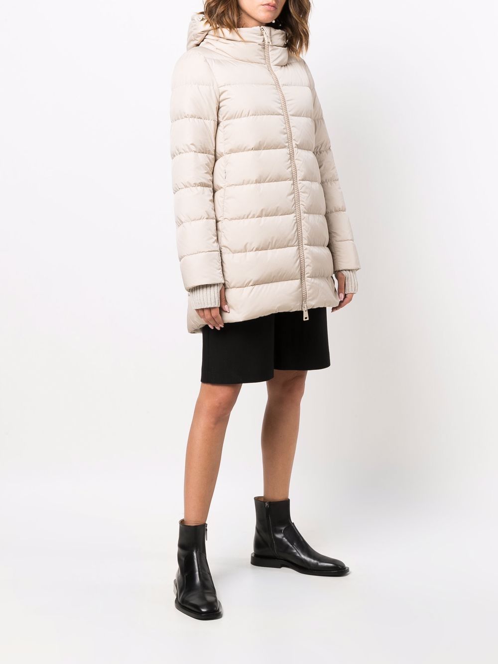 Herno Women A-Shape Midi Down Jacket
