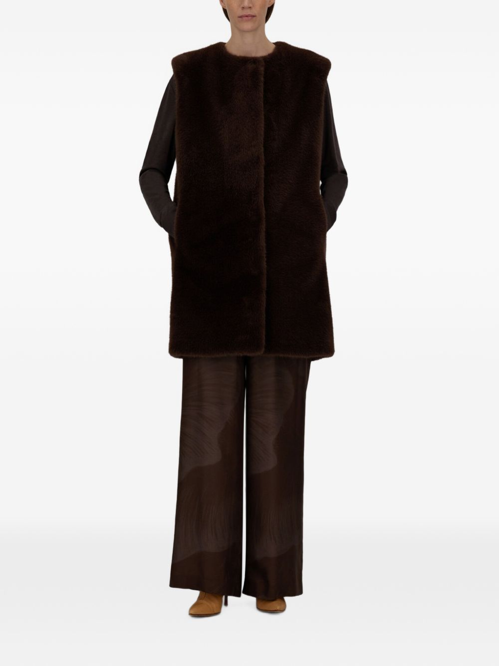 Herno Women Faux Fur Vest