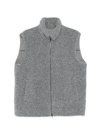 Herno Men Flannel Zipped Vest