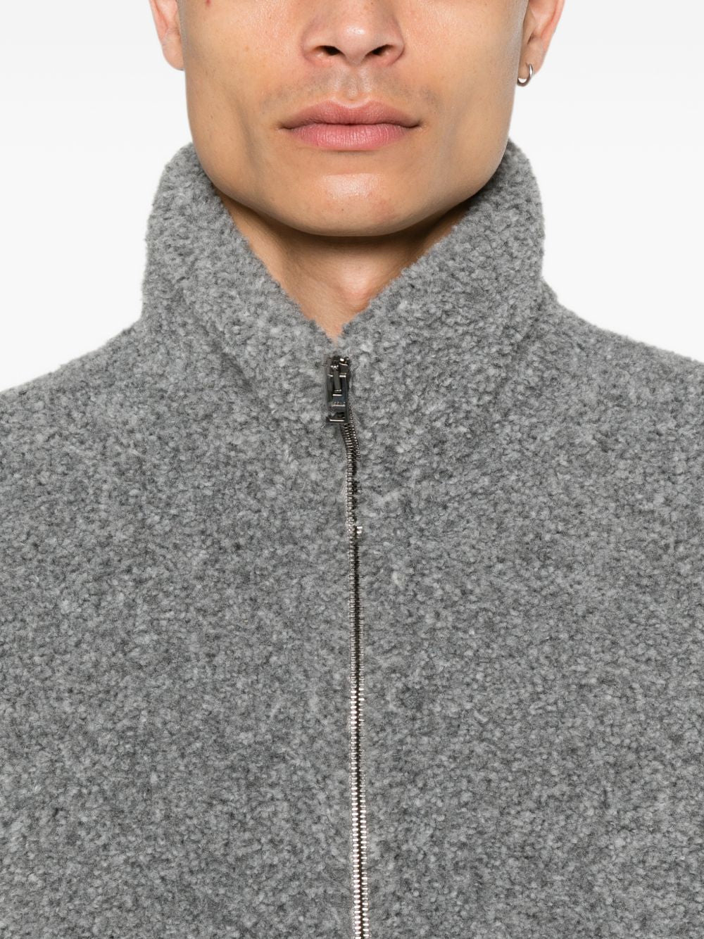 Herno Men Flannel Zipped Vest
