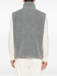Herno Men Flannel Zipped Vest