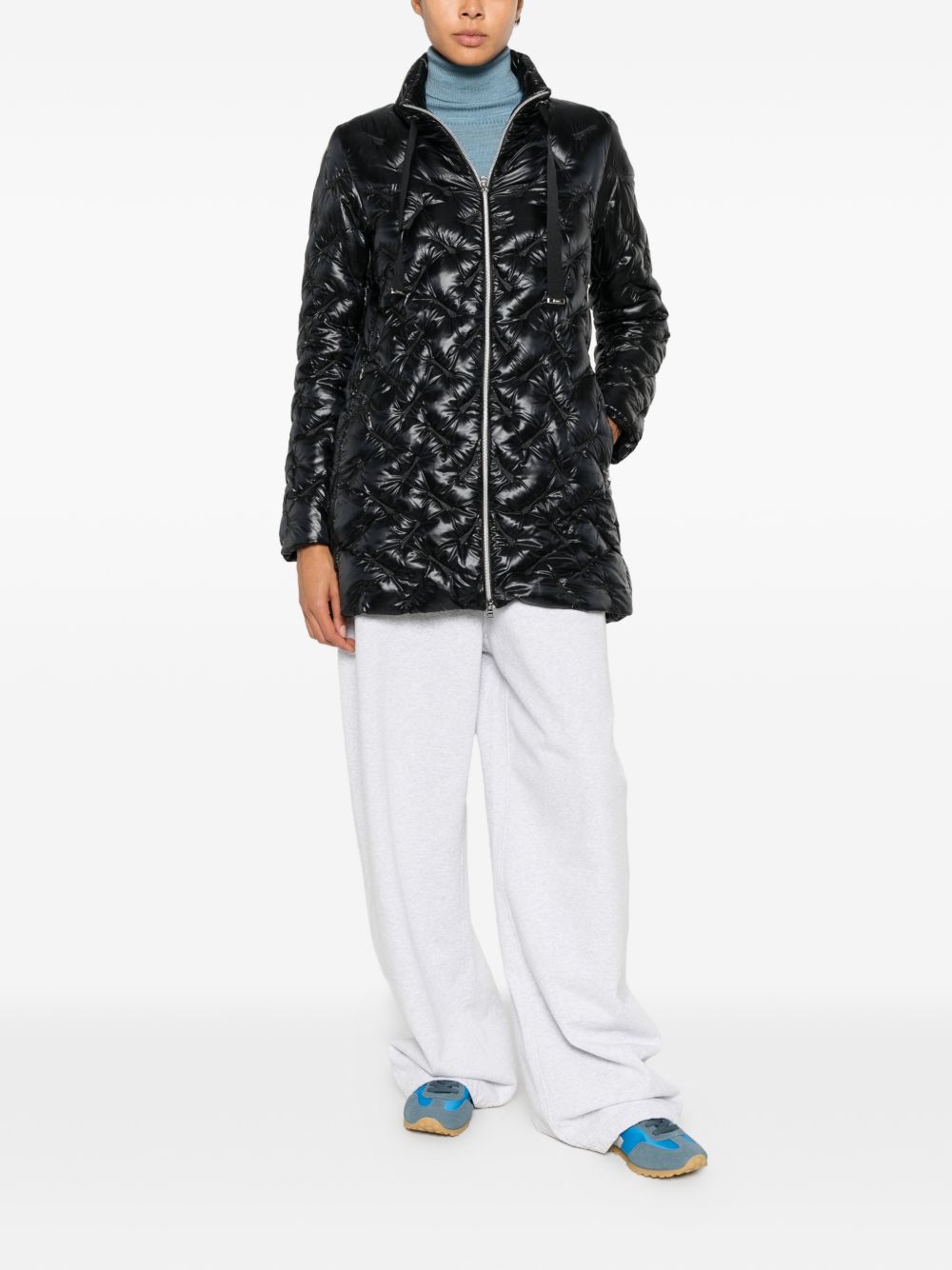 HERNO Herno Women Quilted Midi Down Jacket