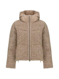 Herno Women Bouclé Short Down Jacket