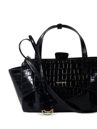 Hidesins Women Flap Small Leather Tote
