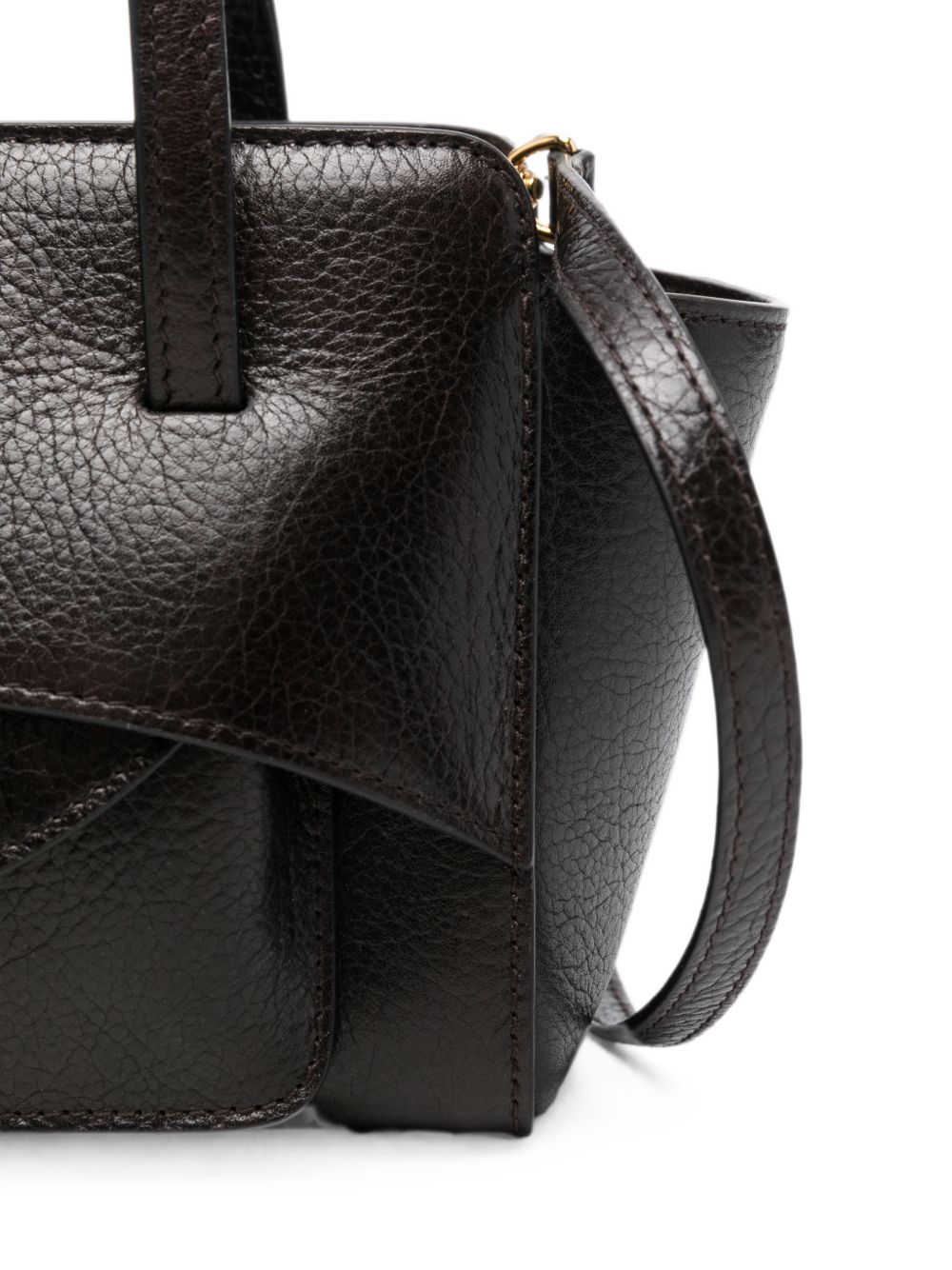 Hidesins Women Flap Small Leather Tote