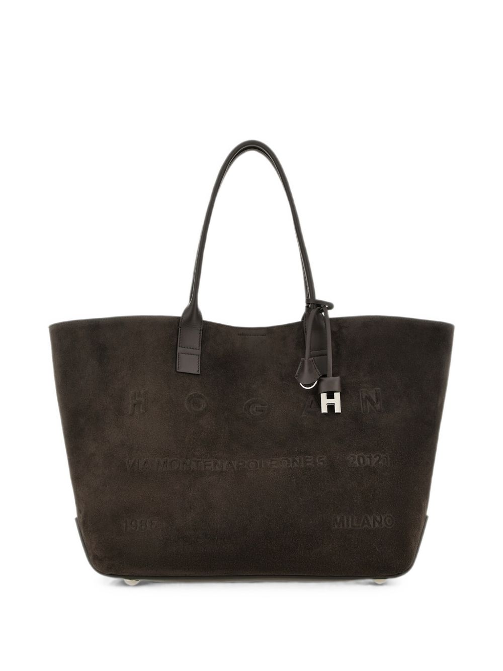 Hogan Women Address Medium Leather Tote Bag