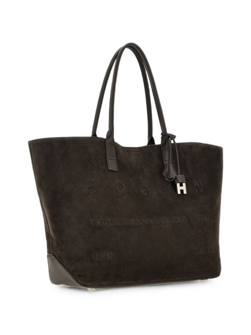 Hogan Women Address Medium Leather Tote Bag