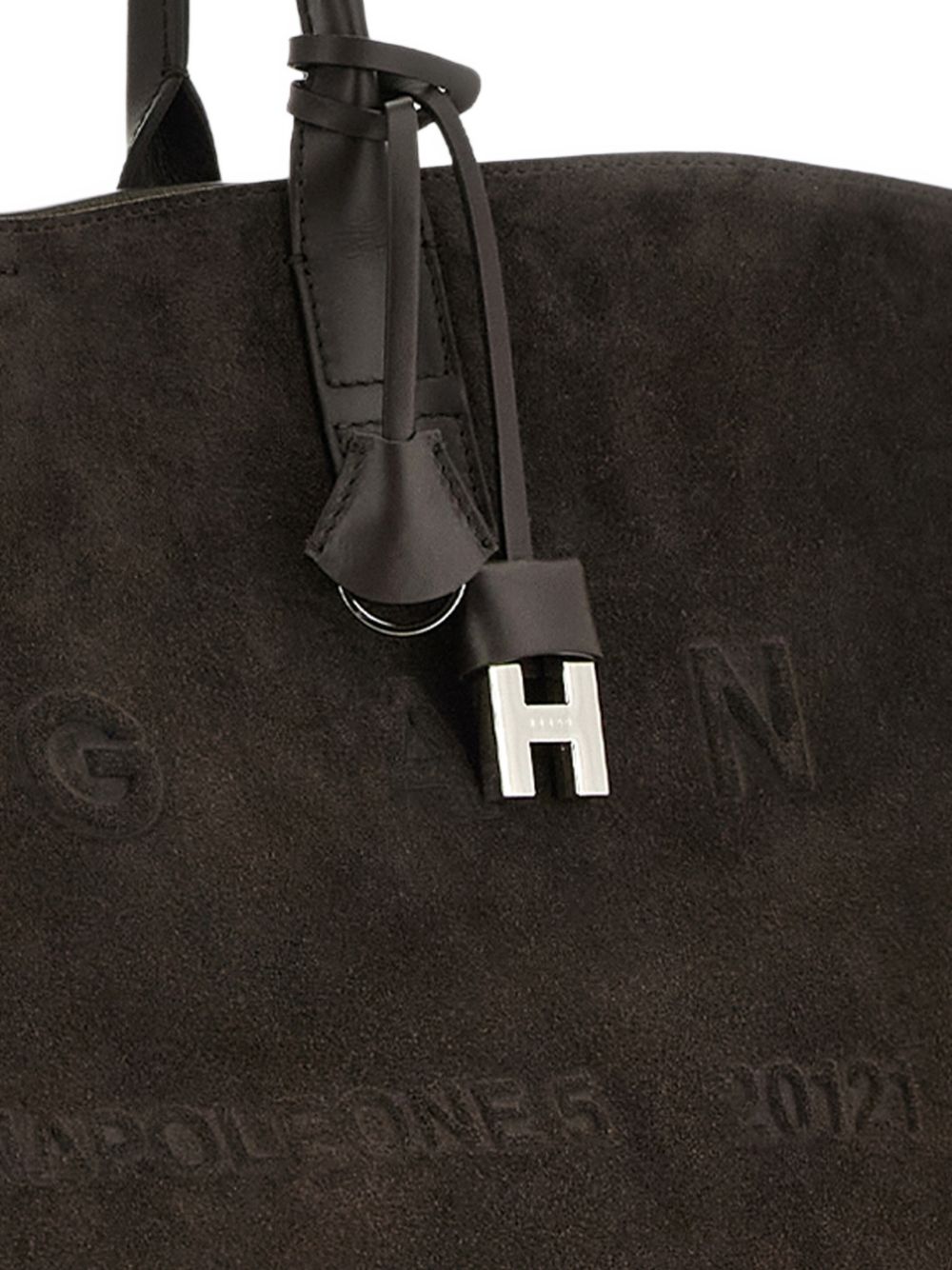 Hogan Women Address Medium Leather Tote Bag