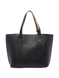 Hogan Women Script Small Leather Tote Bag