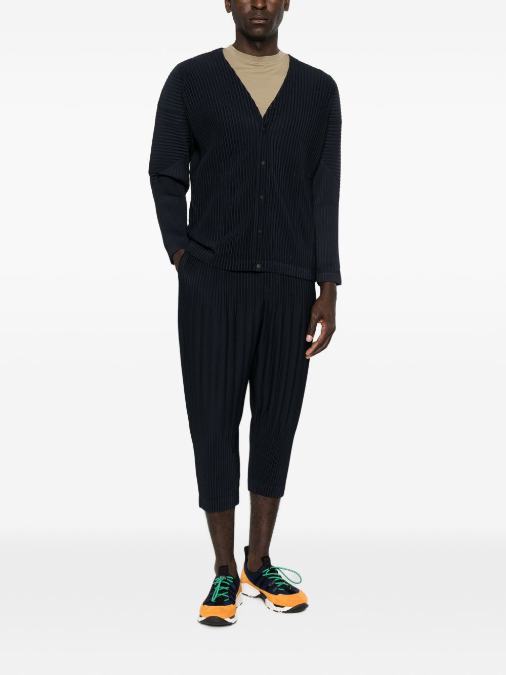 Homme Plisse' Issey Miyake Men Pleated Cardigan